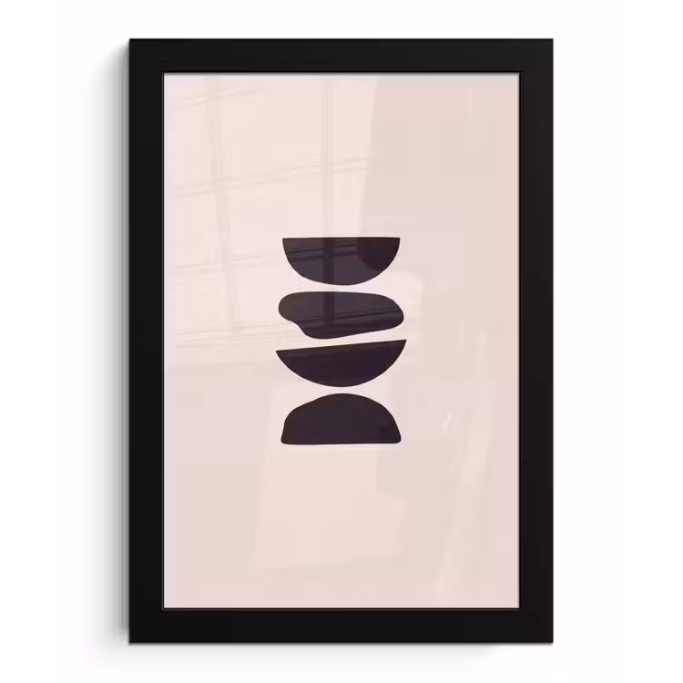Framed Prints - Shapes - Abstract - Modern - Vormen - Abstract - Modern fotolijst zwart zonder passe partout klein