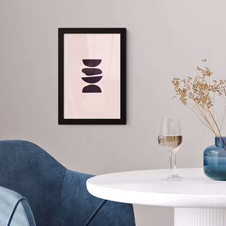 Framed Prints - Shapes - Abstract - Modern - Vormen - Abstract - Modern fotolijst zwart zonder passe partout klein