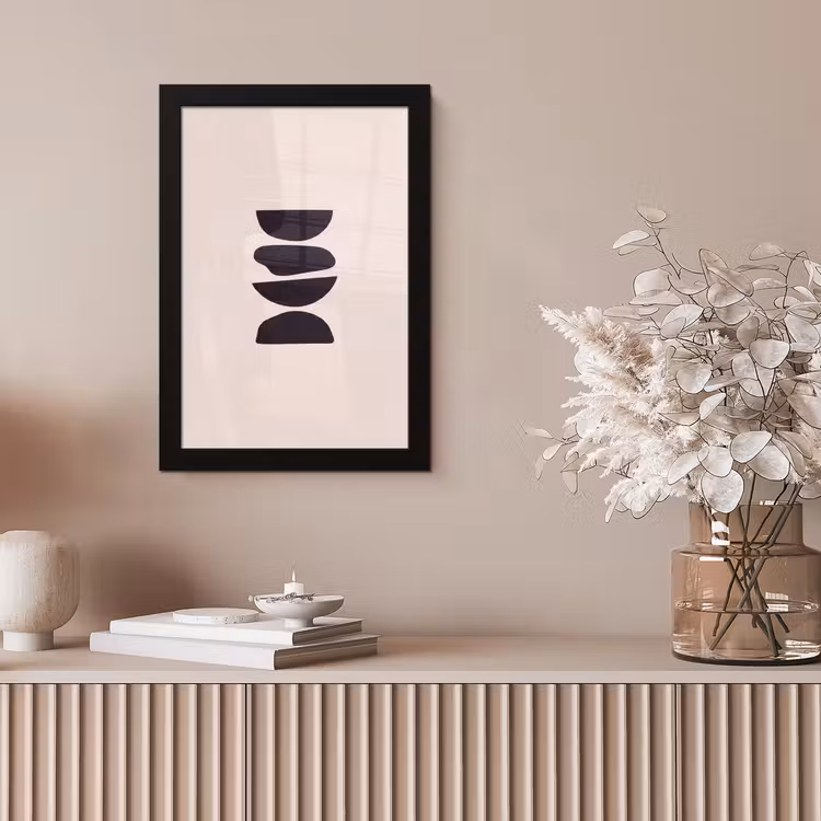 Framed Prints - Shapes - Abstract - Modern - Vormen - Abstract - Modern fotolijst zwart zonder passe partout klein