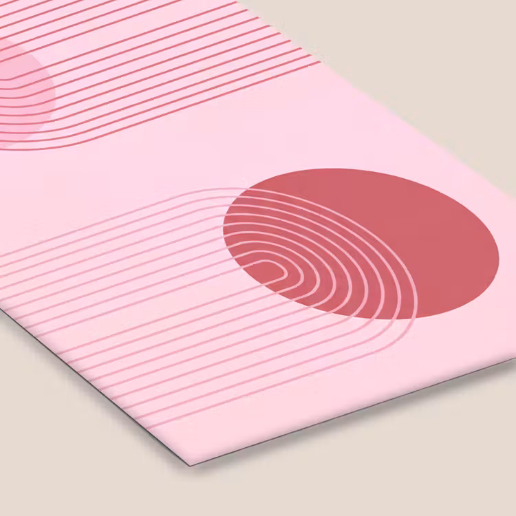 Vormen - Lijnen - Minimalistisch - Roze fotolijst zwart zonder passe partout klein -zsfeer6