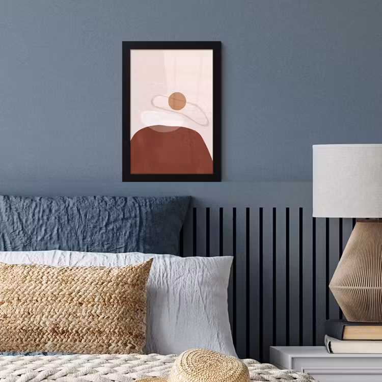 Framed Prints - Shapes - Organic - Art - Vormen - Organisch - Kunst fotolijst zwart zonder passe partout klein