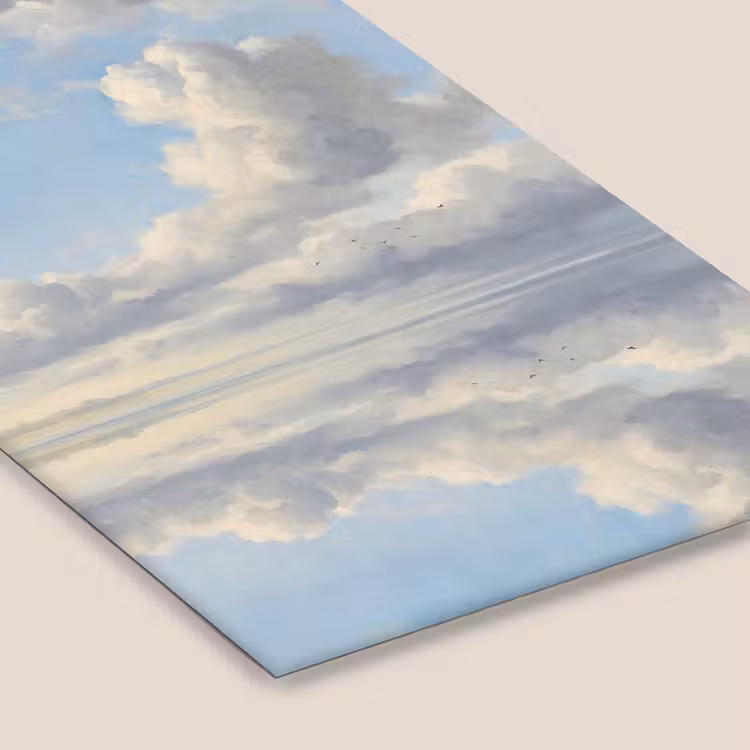 Lucht - Wolken - Natuur - Klassiek - Blauw fotolijst zwart zonder passe partout klein -zsfeer6