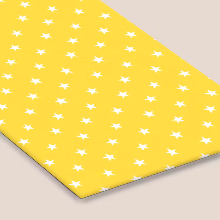 Sterren - Patroon - Minimalistisch - Geel fotolijst zwart zonder passe partout klein 224 -zsfeer6