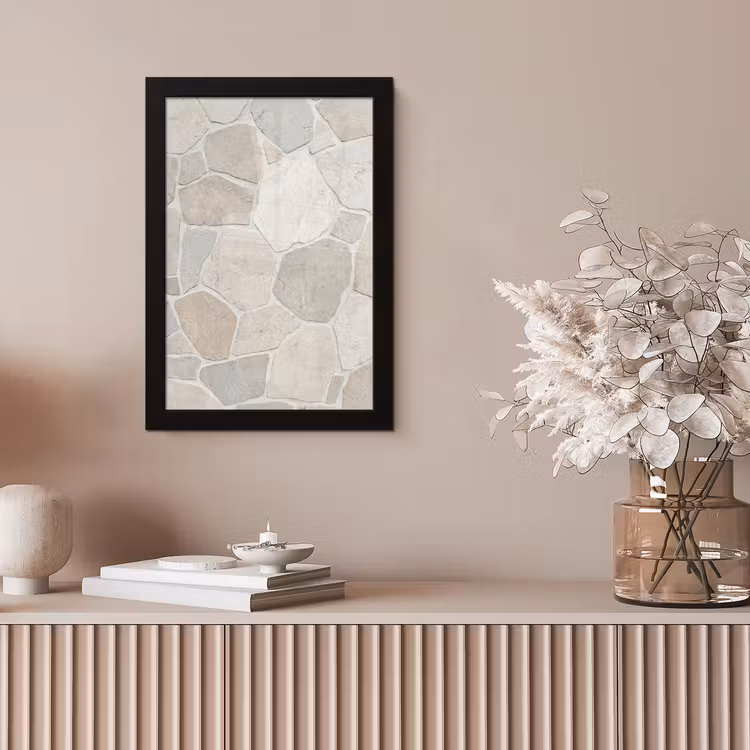 Steen - Patroon - Textuur - Beige fotolijst zwart zonder passe partout klein -sfeer5