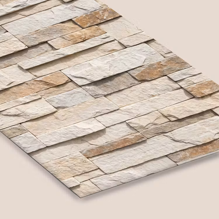 Steen - Muur - Textuur - Rustiek - Beige fotolijst zwart zonder passe partout klein -zsfeer6
