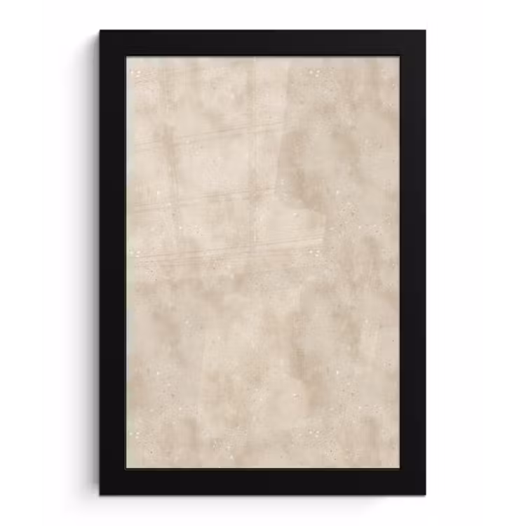 Structuur - Spikkels - Beige fotolijst zwart zonder passe partout klein 224 -3d
