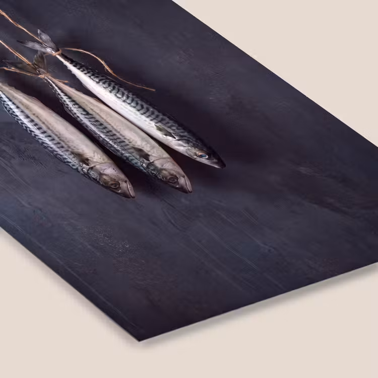 Framed Prints - Three Fish - Rope - Drie vissen - Touw fotolijst zwart zonder passe partout klein