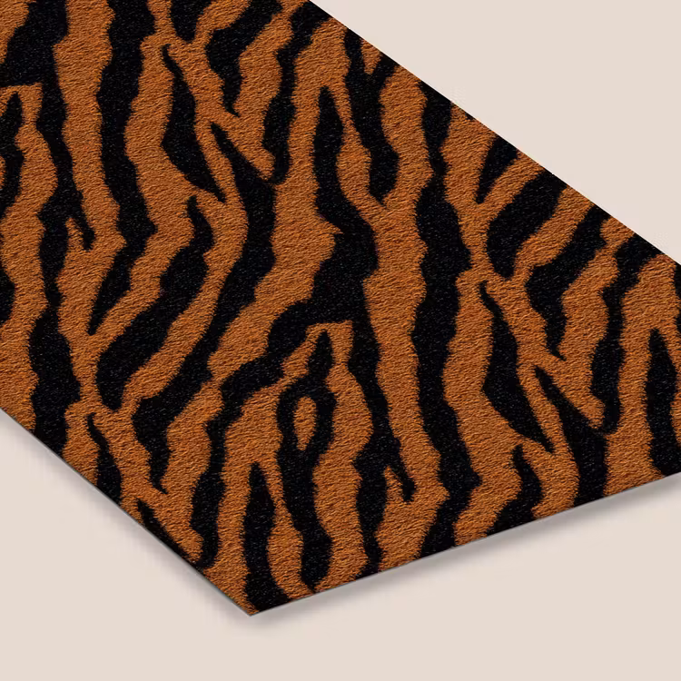 Tijger - Zwart - Vacht fotolijst zwart zonder passe partout klein 224 -zsfeer6