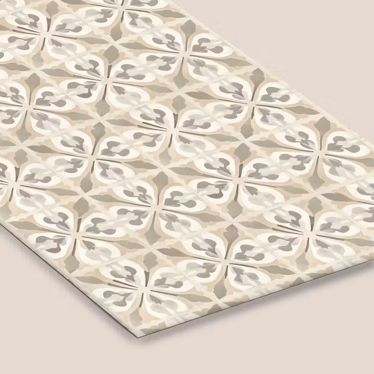 Tegel - Motief - Beige fotolijst zwart zonder passe partout klein 224 -zsfeer6