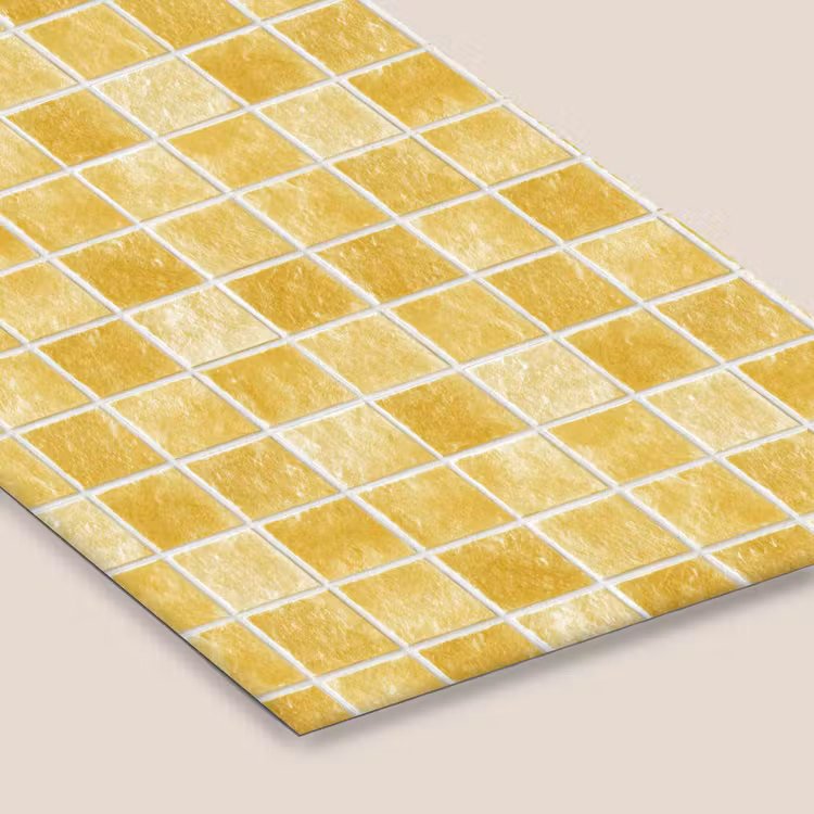 Tegels - Mozaïek - Textuur - Goudgeel fotolijst zwart zonder passe partout klein 224 -zsfeer6