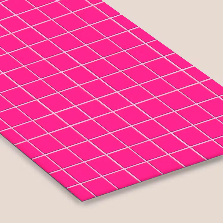 Tegels - Vierkant - Fuchsia fotolijst zwart zonder passe partout klein 224 -zsfeer6