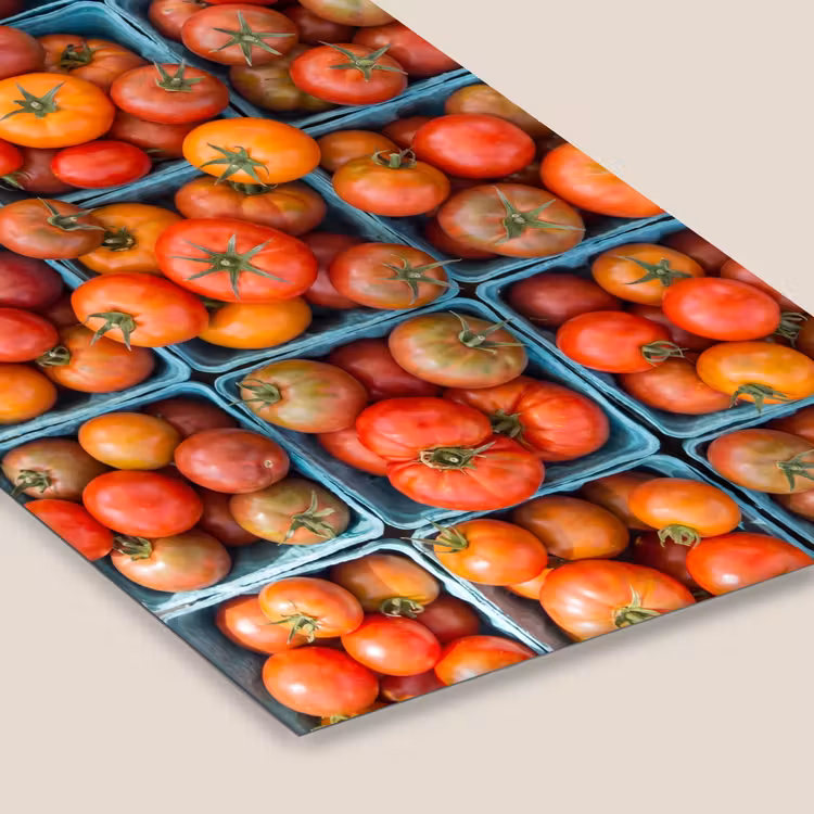 Framed Prints - Tomatoes - Food - Colorful - Tomaten - Eten - Kleurrijk fotolijst zwart zonder passe partout klein