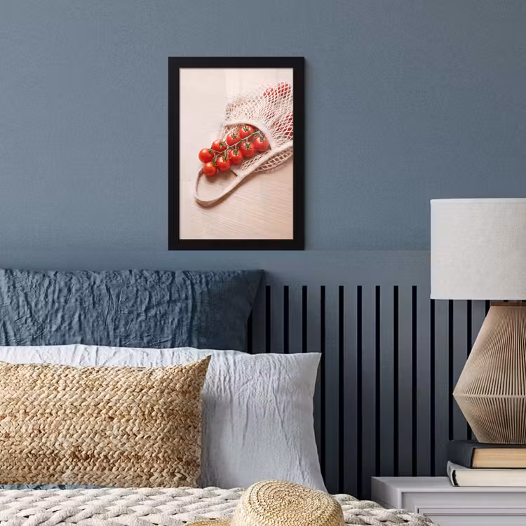 Framed Prints - Tomatoes - Fresh - Food - Tomaten - Vers - Eten fotolijst zwart zonder passe partout klein