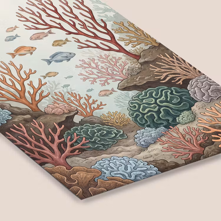 Onderwater - Koraal - Vis - Natuur fotolijst zwart zonder passe partout klein -zsfeer6