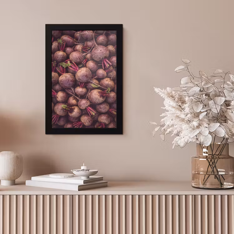 Framed Prints - Vegetable - Red - Natural - Groente - Rood - Natuur fotolijst zwart zonder passe partout klein