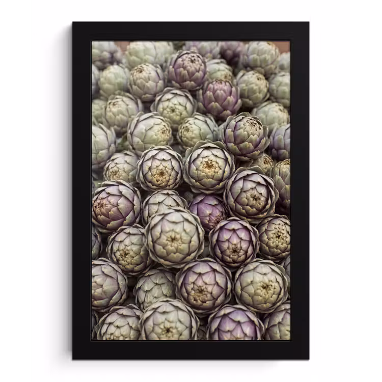 Framed Prints - Vegetables - Fresh - Food - Groenten - Vers - Eten fotolijst zwart zonder passe partout klein