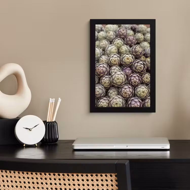 Framed Prints - Vegetables - Fresh - Food - Groenten - Vers - Eten fotolijst zwart zonder passe partout klein