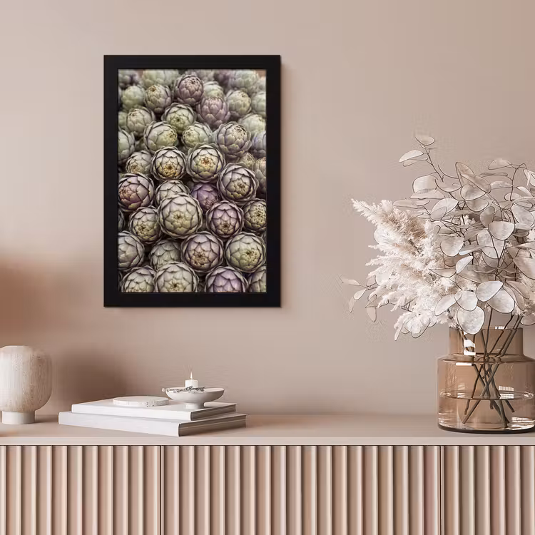 Framed Prints - Vegetables - Fresh - Food - Groenten - Vers - Eten fotolijst zwart zonder passe partout klein