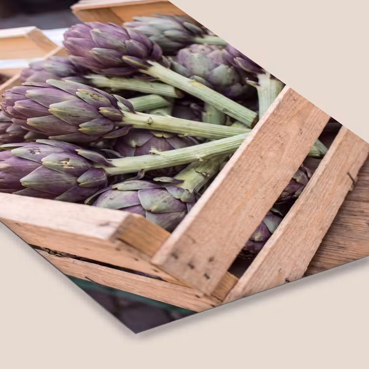 Framed Prints - Vegetables - Market - Fresh - Groenten - Markt - Vers fotolijst zwart zonder passe partout klein