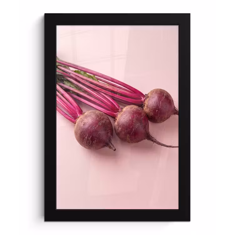 Framed Prints - Vegetables - Red - Fresh - Groente - Rood - Vers fotolijst zwart zonder passe partout klein