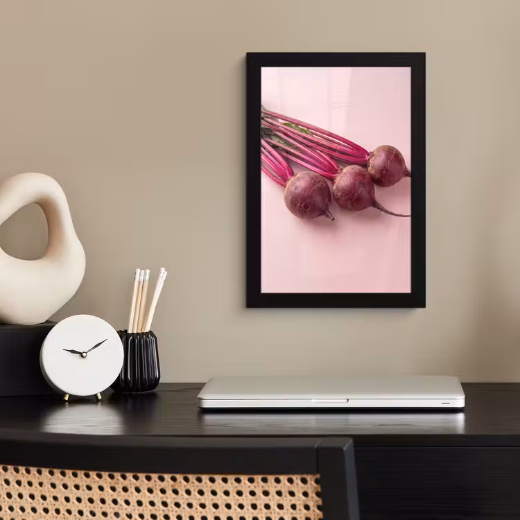 Framed Prints - Vegetables - Red - Fresh - Groente - Rood - Vers fotolijst zwart zonder passe partout klein