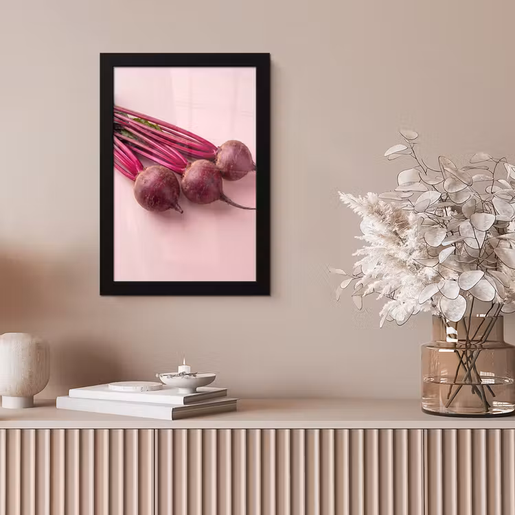 Framed Prints - Vegetables - Red - Fresh - Groente - Rood - Vers fotolijst zwart zonder passe partout klein