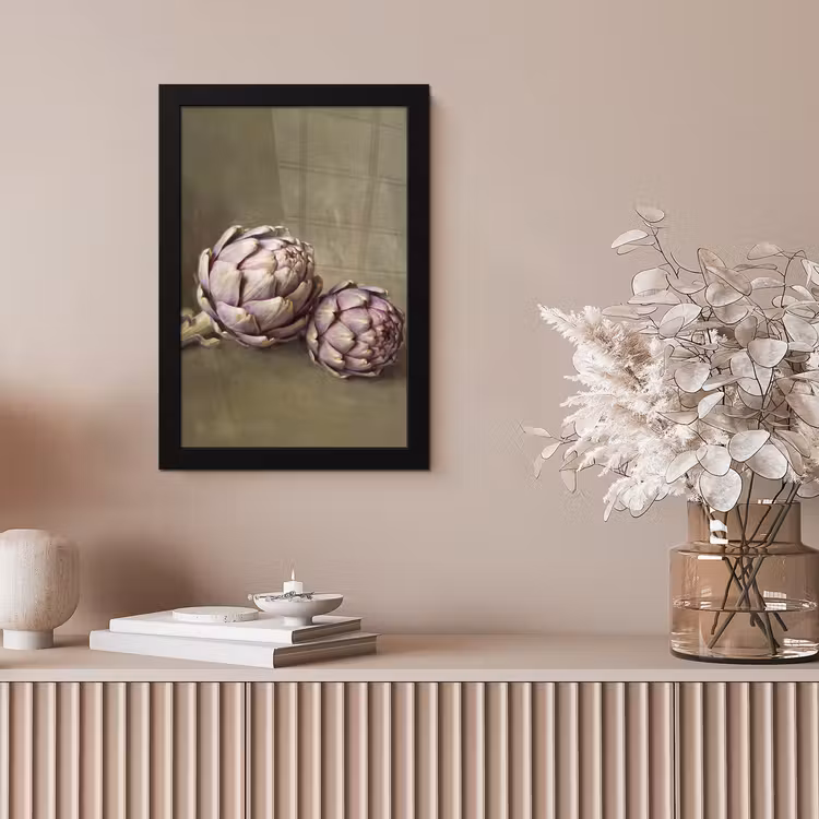 Framed Prints - Vegetables - Still Life - Painting - Groente - Stilleven - Schilderij fotolijst zwart zonder passe partout klein