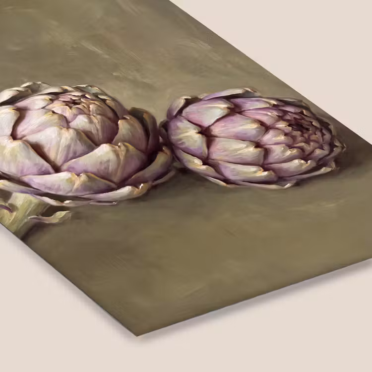 Framed Prints - Vegetables - Still Life - Painting - Groente - Stilleven - Schilderij fotolijst zwart zonder passe partout klein