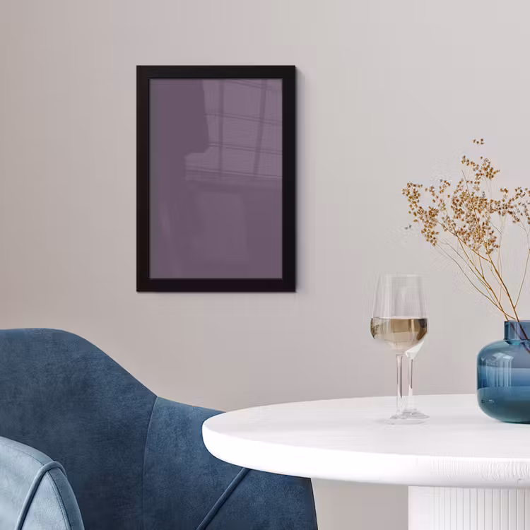 Velvet - Aubergine - Paars fotolijst zwart zonder passe partout klein 224 -sfeer4