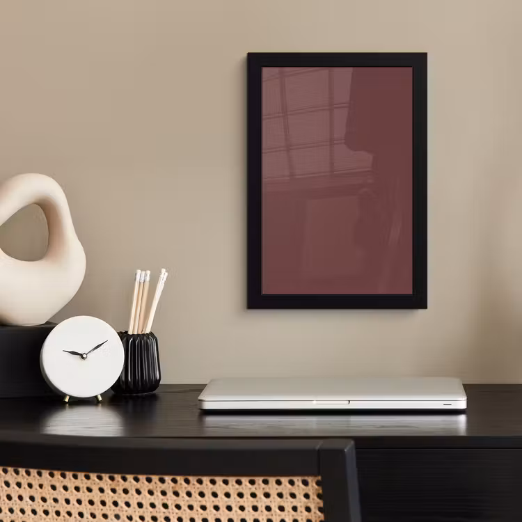 Velvet - Merlot - Rood fotolijst zwart zonder passe partout klein 224 -sfeer1