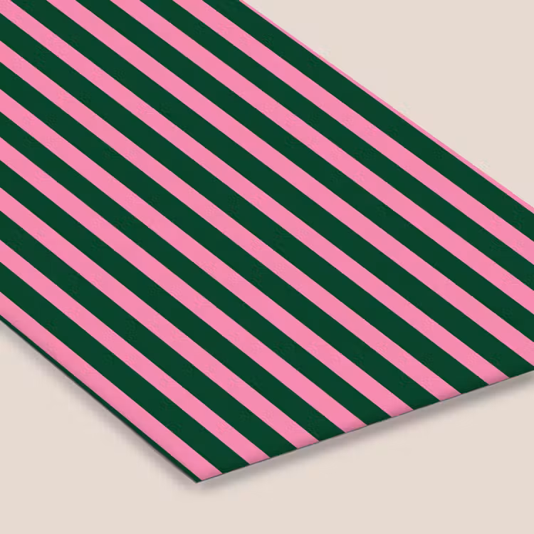 Verticale strepen - Groen - Roze fotolijst zwart zonder passe partout klein 224 -zsfeer6