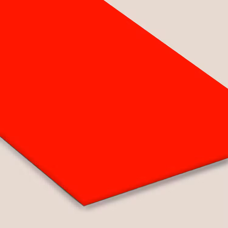 Vibrant - Vermilion - Rood fotolijst zwart zonder passe partout klein 224 -zsfeer6