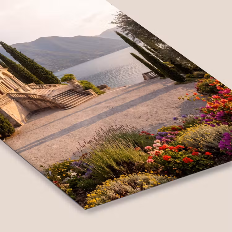 Framed Prints - Villa - Water - Stairs - Villa - water -trappen fotolijst zwart zonder passe partout klein