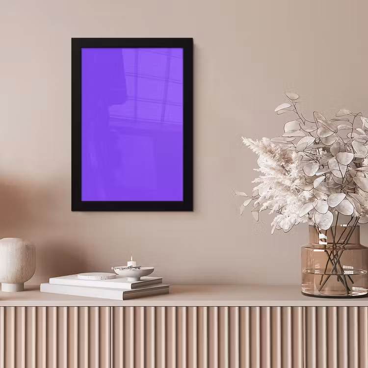 Vivid - Violet - Paars fotolijst zwart zonder passe partout klein 224 -sfeer5