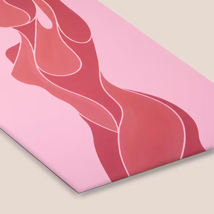 Vrouw - Lichaam - Abstract - Roze fotolijst zwart zonder passe partout klein -zsfeer6