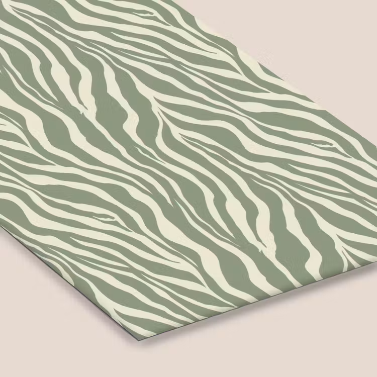 Zebra - Motief - Groen fotolijst zwart zonder passe partout klein 224 -zsfeer6