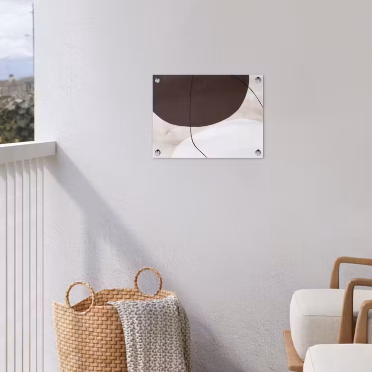 Garden Poster - Abstract - Forms - Modern - Abstract - Vormen - Modern tuinposter los doek klein