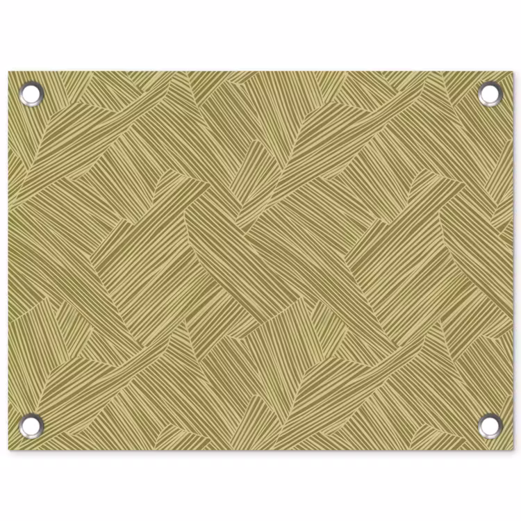 Abstract - Modern - Groen tuinposter los doek klein 239 -3d