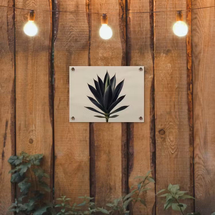Agaveplant - Symmetrisch - Groen tuinposter los doek klein -sfeer1