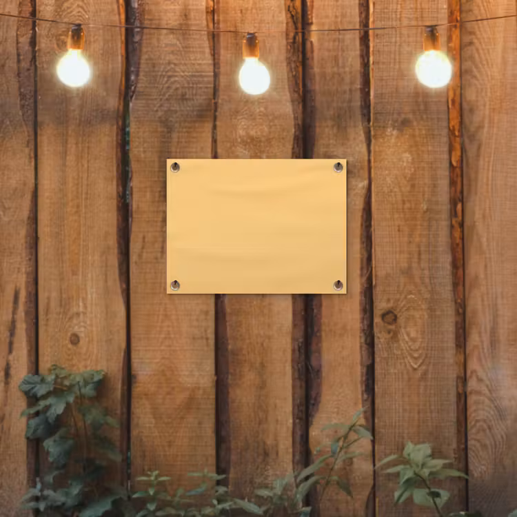 Apricot - Ice - Oranje tuinposter los doek klein 239 -sfeer1