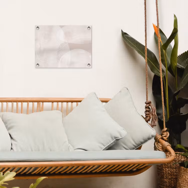 Garden Poster - Art - Lines - Modern - Kunst - Lijnen - Modern tuinposter los doek klein