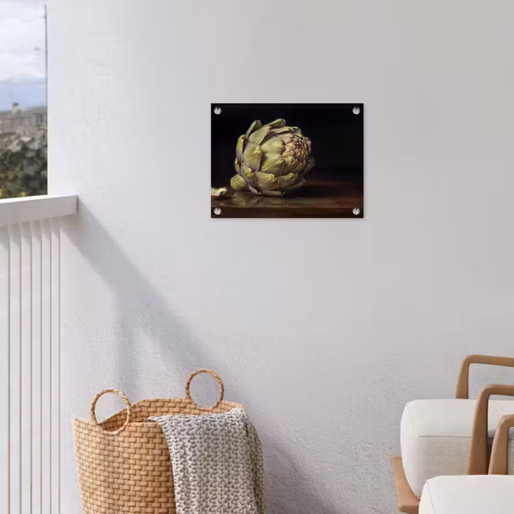 Garden Poster - Artichoke - Food - Classic - Artichok - Eten - Klassiek tuinposter los doek klein