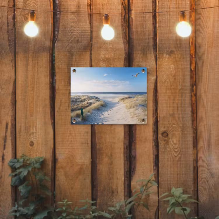 Strand en Zee tuinposter los doek klein -sfeer1