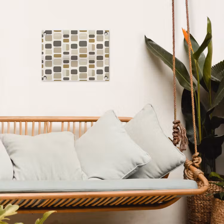 Blokken - Vintage - Grijs tuinposter los doek klein 239 -sfeer7