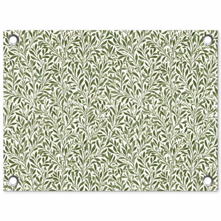 Botanisch - Takken - Groen tuinposter los doek klein 239 -3d