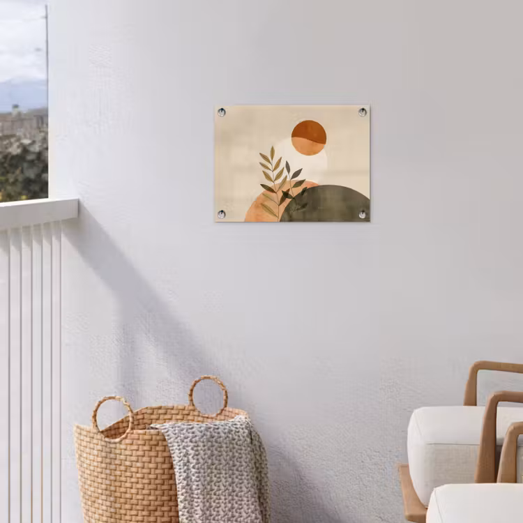 Takken - Vormen - Abstract tuinposter los doek klein -sfeer8