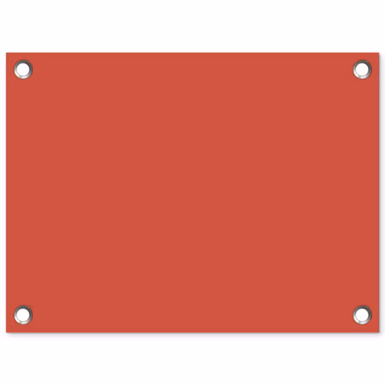 Brick - Red - Rood tuinposter los doek klein 239 -3d