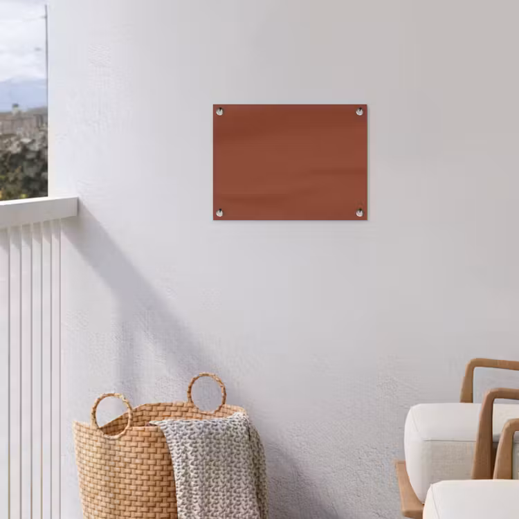 Burnt - Mahogany - Terracotta tuinposter los doek klein 239 -sfeer8