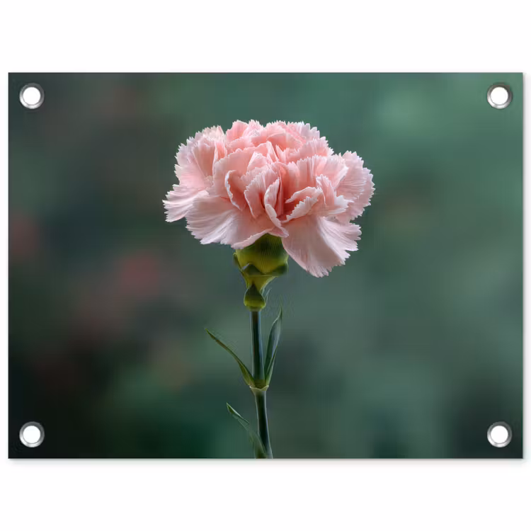 Anjer - Roze - Bloemblaadjes tuinposter los doek klein -3d