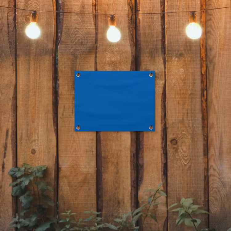 Classic - Azure - Blauw tuinposter los doek klein 239 -sfeer1
